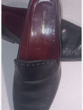 Dolce & Gabbana Black Leather Loafers
